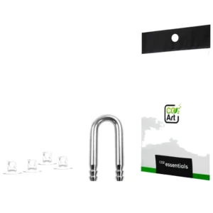 CO2Art U-Bend Stainless Steel Tubing Connector S - max debljina stakla 10 mm