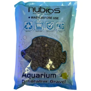 Nubios crni prirodni pesak 2-4 mm, 1 kg